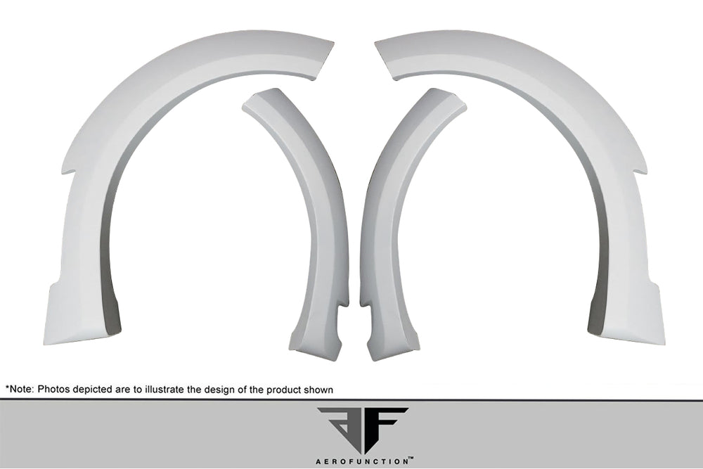 2012-2019 Land Rover Range Rover Evoque 5DR AF-1 Fender Flares ( GFK ) - 12 Piece