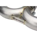 FactionFab Axle Back Exhaust Black Tips STI 2008-2014 WRX 2011-2014 Hatchback