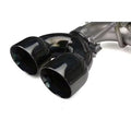 FactionFab Axle Back Exhaust Black Tips STI 2008-2014 WRX 2011-2014 Hatchback