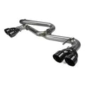 FactionFab Axle Back Exhaust Black Tips STI 2008-2014 WRX 2011-2014 Hatchback