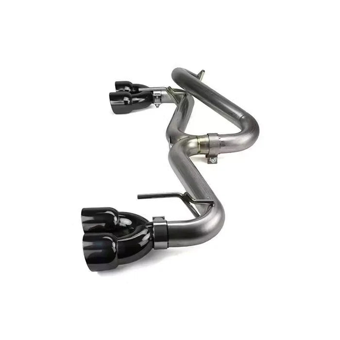 FactionFab Axle Back Exhaust Black Tips STI 2008-2014 WRX 2011-2014 Hatchback