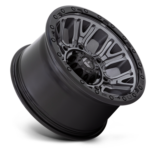 D825 17X9 5X5.0 M-GNMTL BLK-RG -12M