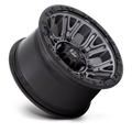 D825 17X9 5X5.0 M-GNMTL BLK-RG -12M
