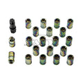 Project Kics 12 x 1.25 Neochrome T1/06 Monolith Lug Nuts - 20 Pcs