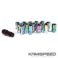 Project Kics 12 x 1.25 Neochrome T1/06 Monolith Lug Nuts - 20 Pcs