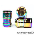 Project Kics 12 x 1.25 Neochrome T1/06 Monolith Lug Nuts - 20 Pcs