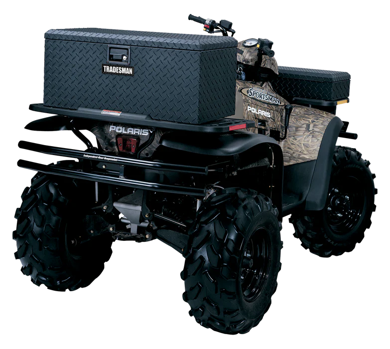 Tradesman Aluminum ATV Flush Mount Storage Box (36in.) - Black