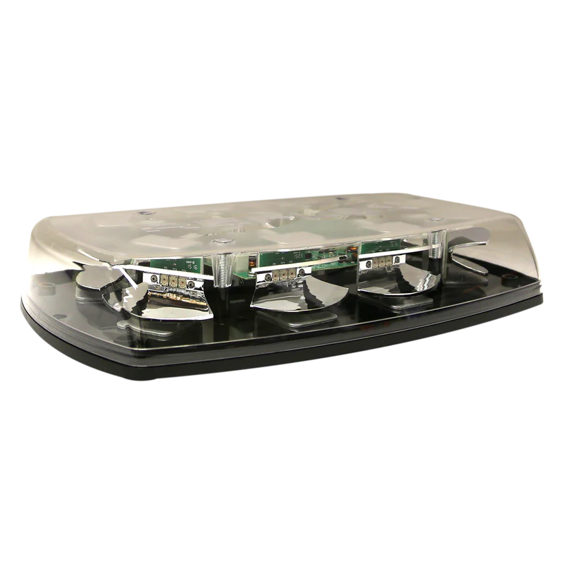 LED MINIBAR8 HEADPERMANENT MOUNT1224VDCCLEAR/AMBERC1