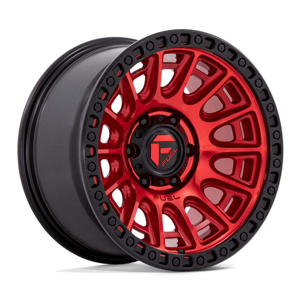 D834 17X8.5 5X120 C-RED-BLK-RG 34MM