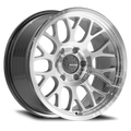 Mamba M28 20x9 6x139.7 ET0 Silver Wheel w/ Mirror Machine Face & Lip