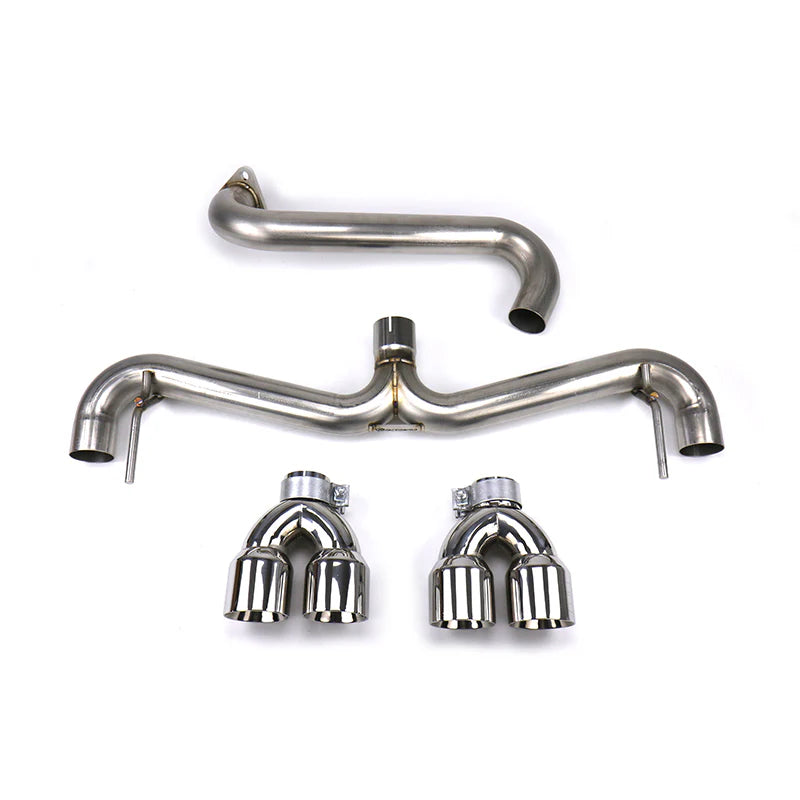 FactionFab Axle Back Exhaust Polished Tips STI 2008-2014 WRX 2011-2014 Hatchback