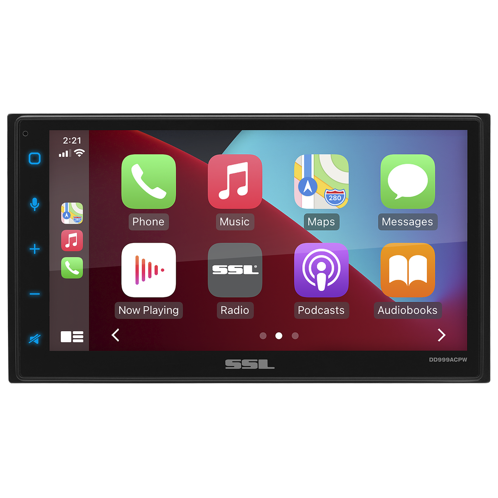 WIRELESS APPLE CARPLAY ANDROID AUTO DOUBLEDIN 6.75IN CAPACITIVE TOUCHSCREEN