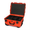 NANUK 950 WATERPROOF HARD CASE W/PADDED DIVIDERORANGE INTERIOR: 20.5 X 15.3 X 10.1IN