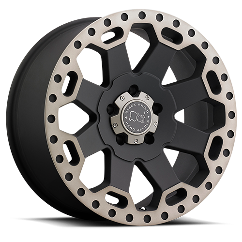 WARLORD 18x8.0 5/114.3 ET35 CB76.1 MATTE BLK W/MACHINE DARK TINT LIP