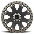 WARLORD 18x8.0 5/114.3 ET35 CB76.1 MATTE BLK W/MACHINE DARK TINT LIP