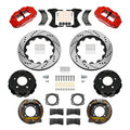 Wilwood 88-98 Chevy Silverado Superlite 4R 14.00x1.10in Drill/Slot Rear Drum to Disc Conv. - Red