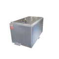 DOT APPROVED DIAMOND PLATE ALUMINUM DOUBLE WALL REFUELING TANK 110 GALLON RECTANGLE
