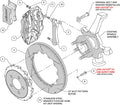 Wilwood Corvette Front Kit 1988-96 ROAD Race