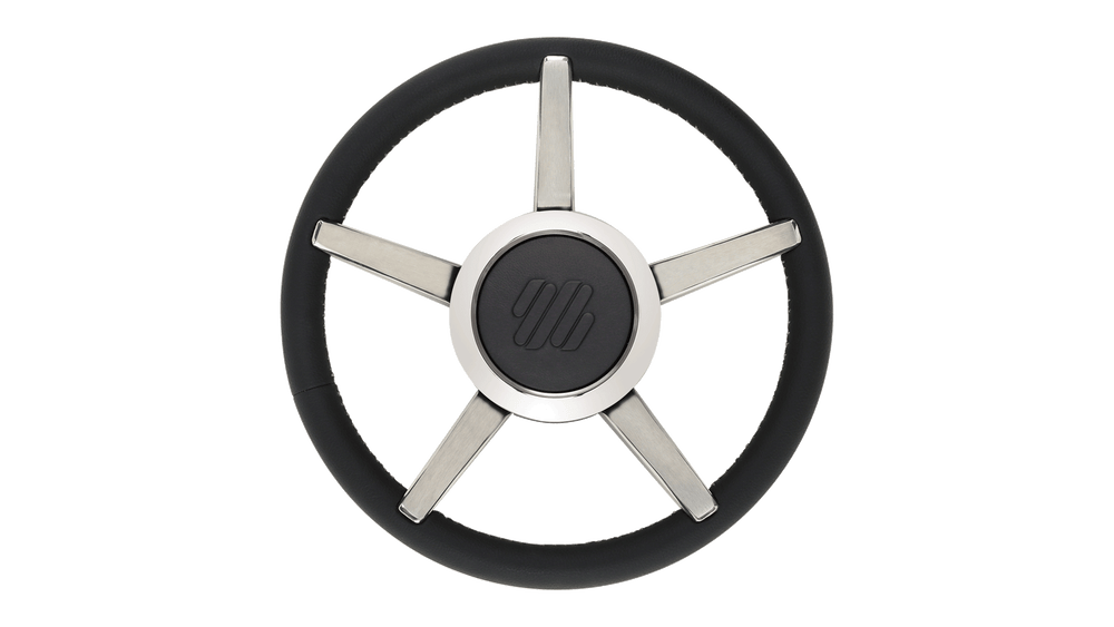 BLACK POLY GRIP SS BRUSHED SPOKES