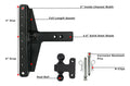 2.5" HEAVY DUTY 4" & 6" OFFSET HITC