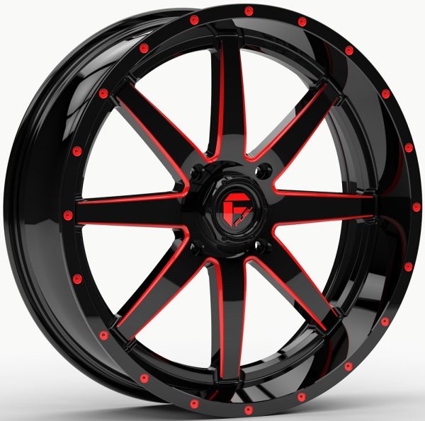 D650 20X7 4X156 GL-BLK-MILL-RTTC 13