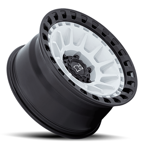 BARRAGE 17X8.5 5X5.0 WHT MBLK 10MM