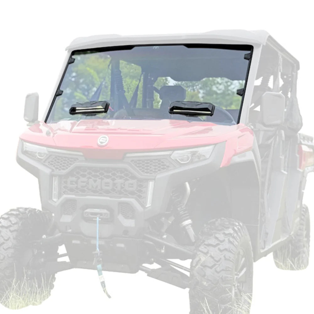 Seizmik 25+ CFMoto U10/10 XL Pro Toolless Windshield - UV