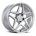 Aluminum Wheels 18x9.5 Astro K15H Hyper Silver 5x114.3 Bolt Pattern 22 Offset Kansei Wheels