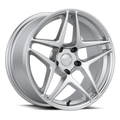Aluminum Wheels 18x9.5 Astro K15H Hyper Silver 5x120 Bolt Pattern 35 Offset Kansei Wheels
