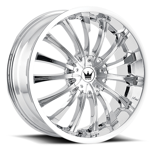 ~(38 lbs. 22X22X11)~ MAZZI 351 CHROME 20X8.5 5-110/5-115 40MM 72.62MM