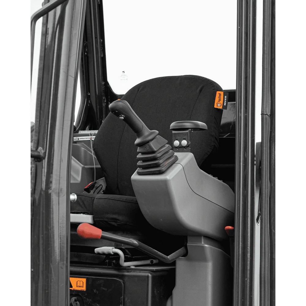 DEERE BACKHOE SEAT COVER - BLACK HE