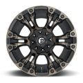 D569 17X9 5X4.5/5.0 MT-BLK-DDT 1MM