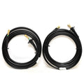 TWO HOSES W/BULKHEAD FITT 30FT