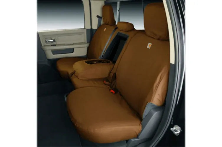 Covercraft 07-13 GMC Sierra/Silverado Carhartt SeatSaver Custom Second Row Seat Covers - Brown