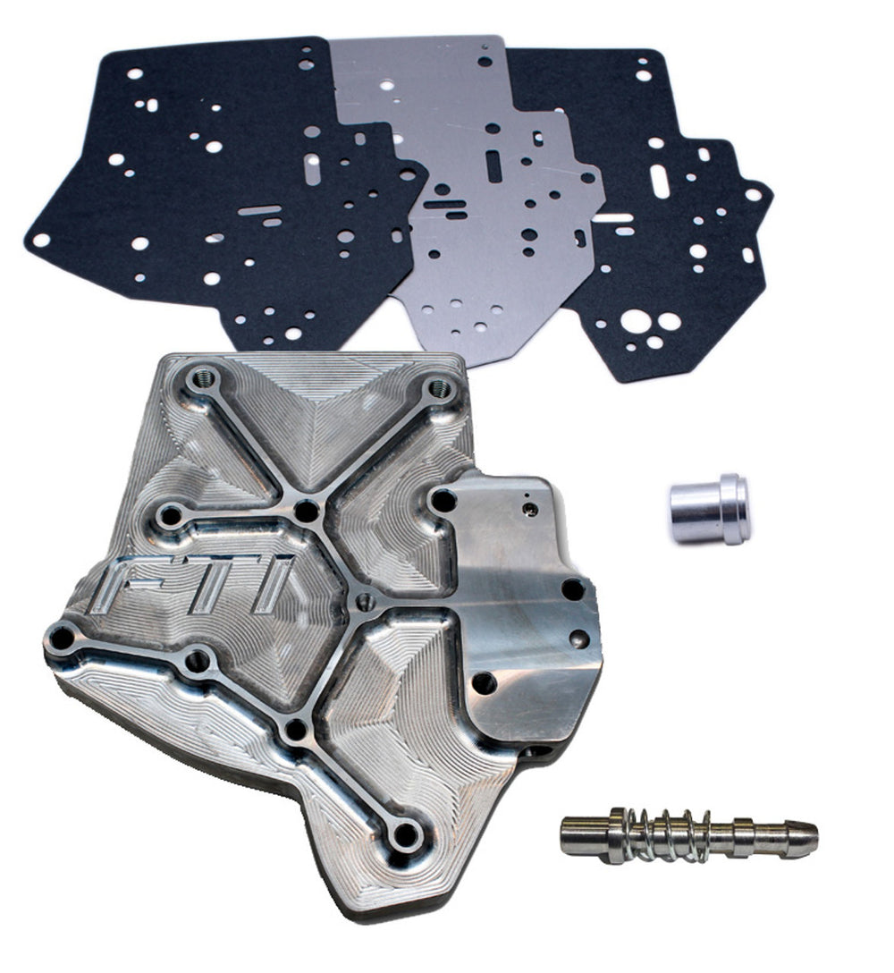 FTI TH400 Full Manual Valve Body Kit - Billet Aluminum - Reverse Pattern