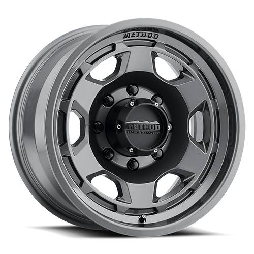 MR708 Bead Grip 18x9 12mm Offset 8x180 130.81mm Centerbore Gloss Titanium
