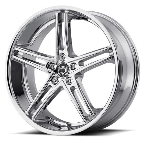 ABL7 20X8.5 5X112 CHROME 25MM