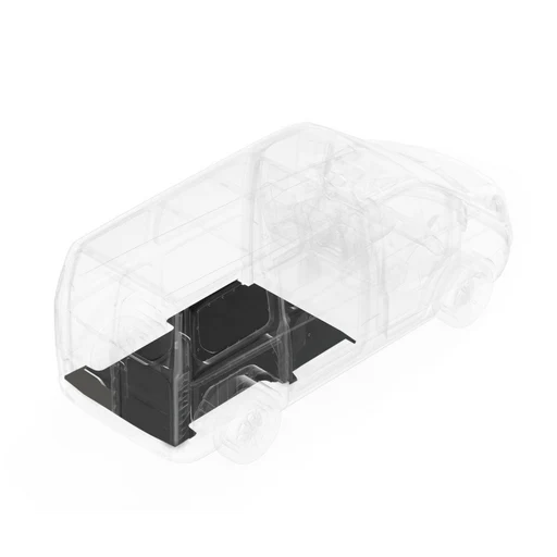 FORD TRANSIT CONNECT SWB AUTOMAT BAR 1 PC FLOOR KIT
