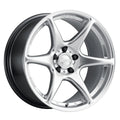 Aluminum Wheels 18x8.5 Tandem K11S Hyper Silver 5x114.3 Bolt Pattern 35 Offset Kansei Wheels