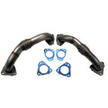 Wehrli 17-24 Chevrolet Duramax Billet Exhaust Manifold & Stainless Up Pipe Kit w/ Gaskets & Hardware