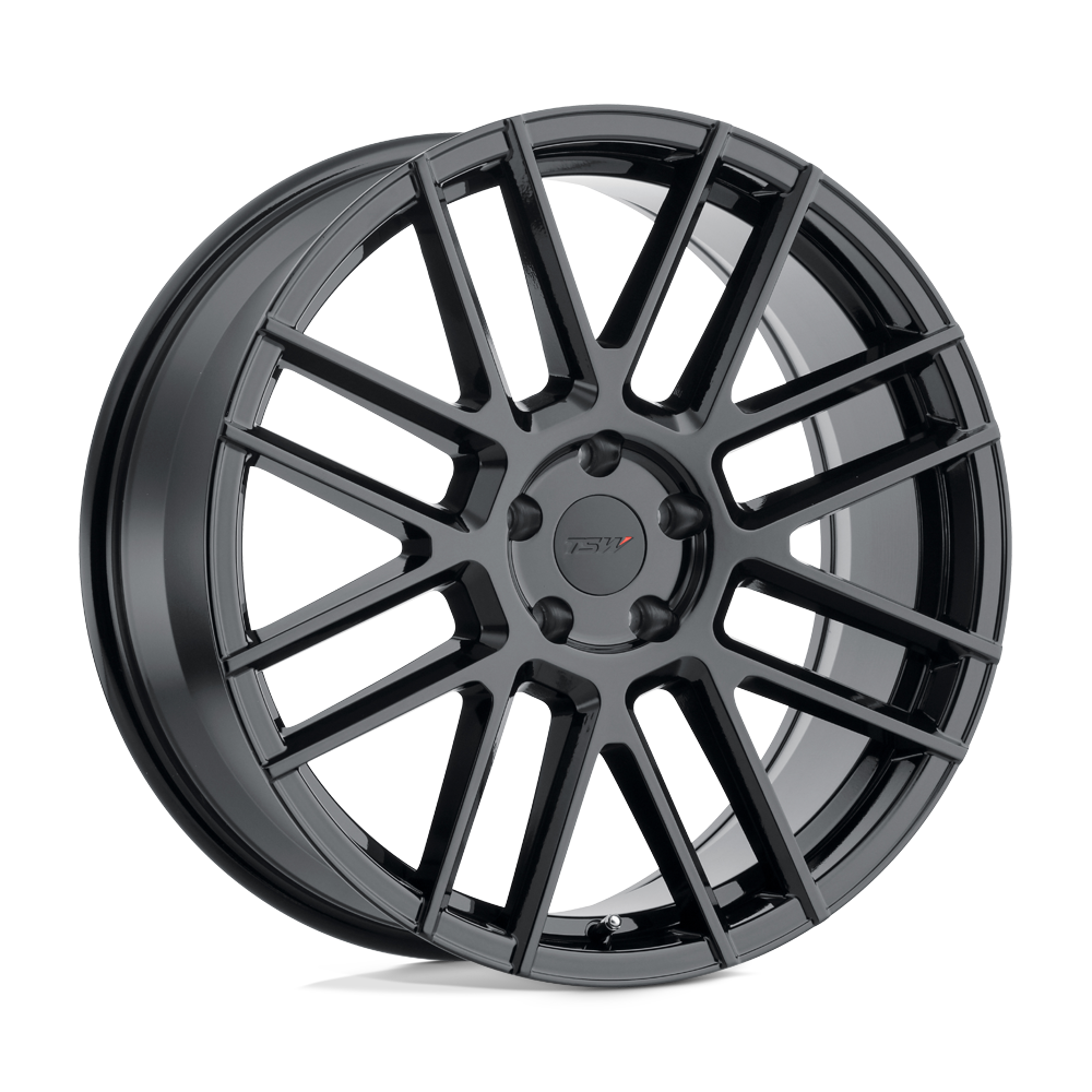 TSW Alloy Wheels black auto part