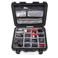 NANUK 930 WATERPROOF HARD CASE W/LID ORG.W/DIVIDERBLACK INTERIOR: 18 X 13 X 6.9IN