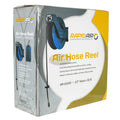 HD DUAL ARM HOSE REEL 1/2IN X 50FT 1/2IN NPT MALE OUT 1/2IN NPT FEMALE IN ST