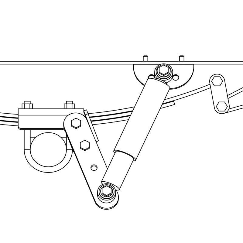 SINGLE SHOCK SYSTEM 3.5" AXLE