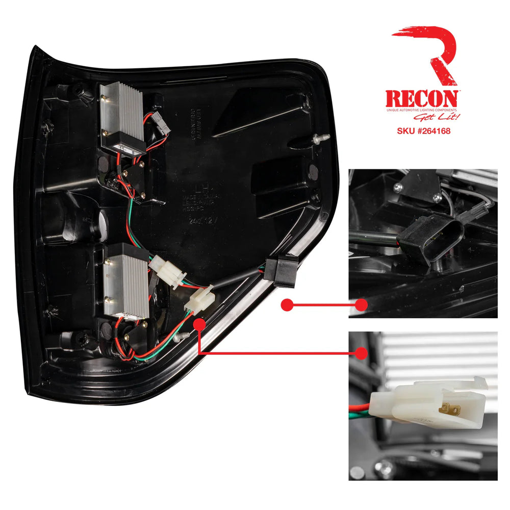 Recon Truck Accessories red tail light