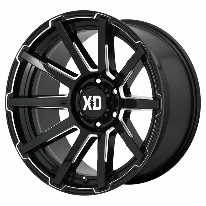 OUTBREAK 20x9 6x139.70 GLOSS BLACK MILLED (30 mm)