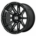KMC Wheels black auto part