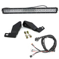 ~(4 lbs. 18X8X3)~ 2007-2013 CHEVROLET SILVERADO 1500: Front Bumper Top LED Light Bar Mount KIT with 30 IN Inch Led Light Bar (Includes Universal Wiring Harness)