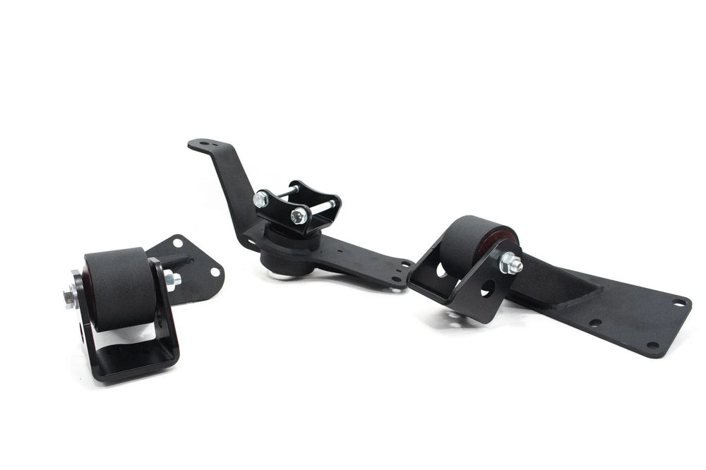 Innovative 00-09 S2000 Conversion Mount Kit (J-Series/Manual) Black Steel Mounts 75A Bushings