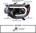 PROJECTOR HEADLIGHTS- BLACK